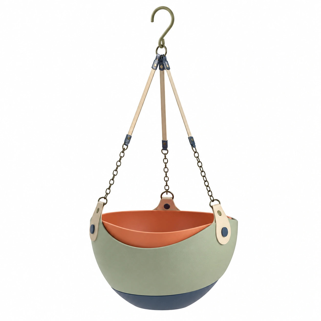 Pot de Fleurs Suspendu Multicolore pour Intérieur/Extérieur