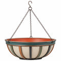 Pot de suspension en céramique multicolore 30 cm