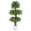 Plante Artificielle 150 cm avec Tronc Tressé et Feuillage Dense