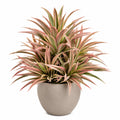 Plante Artificielle en Pot Vert et Rose