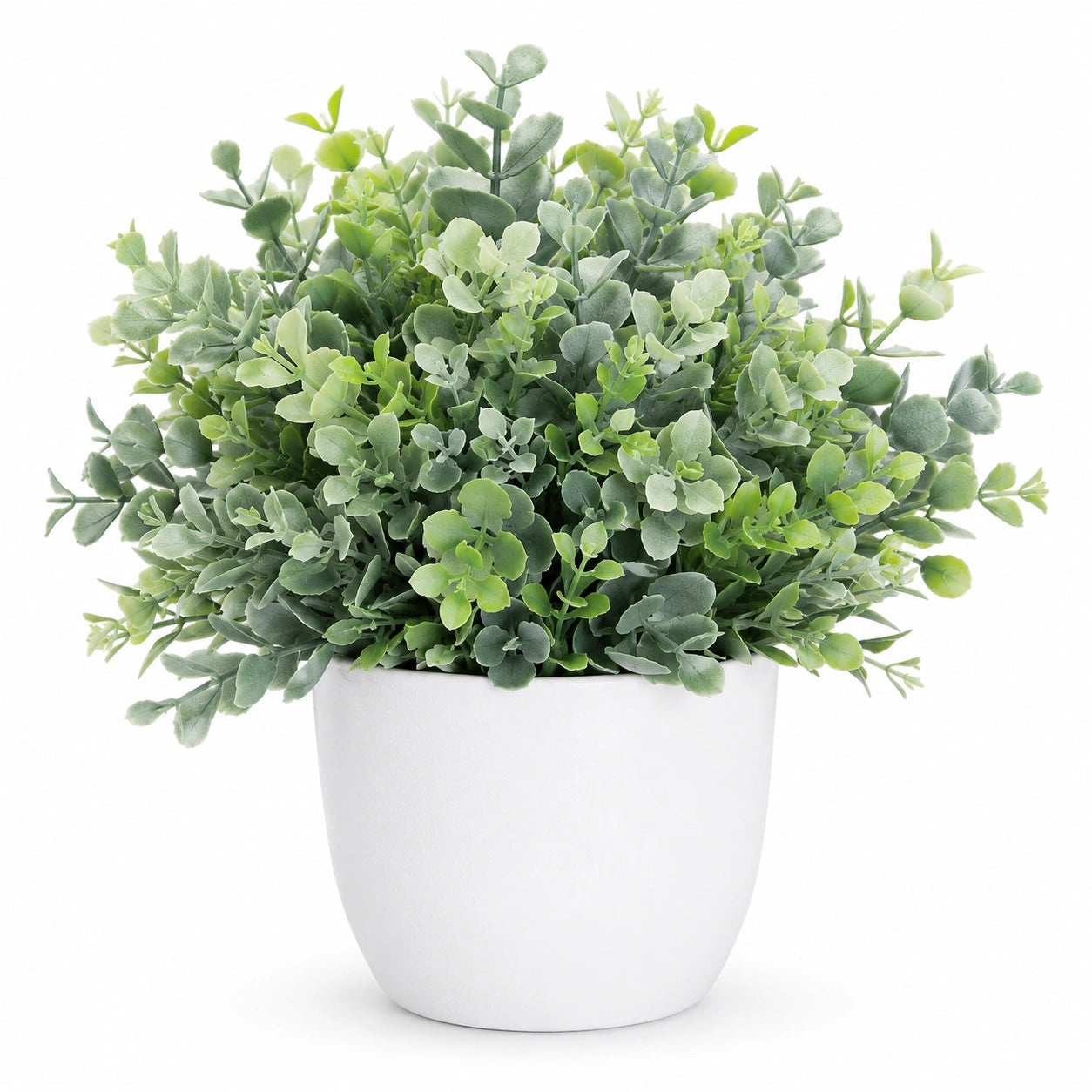 Plante Artificielle Verte en Pot pour Décoration Intérieure/Extérieure