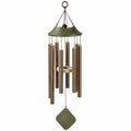 Carillon éolien décoratif en métal pour extérieur - Bronze et Vert