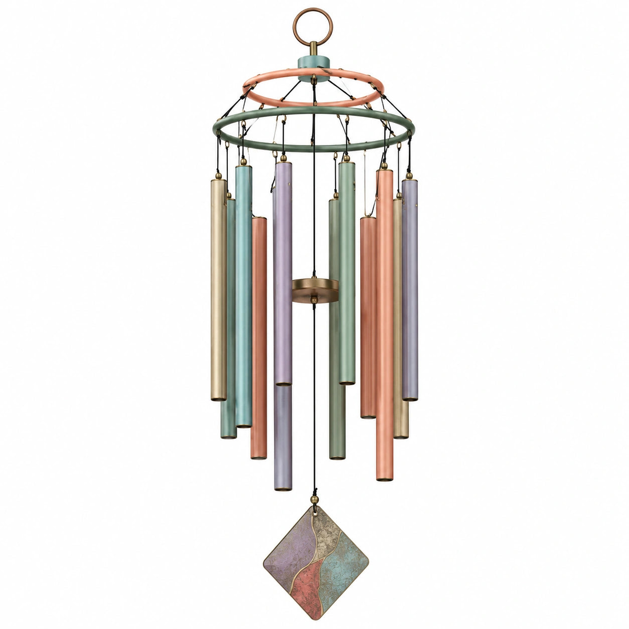 Carillon Éolien Élégant Multicolore