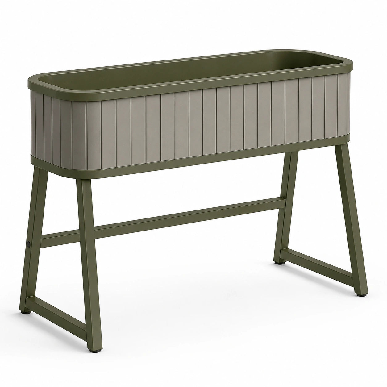Jardinière surélevée extérieure vert kaki
