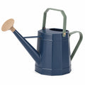 Arrosoir en Métal Bleu avec Anse Verte 10L