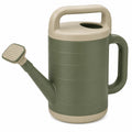 Arrosoir de jardin 5L vert kaki et beige avec pomme