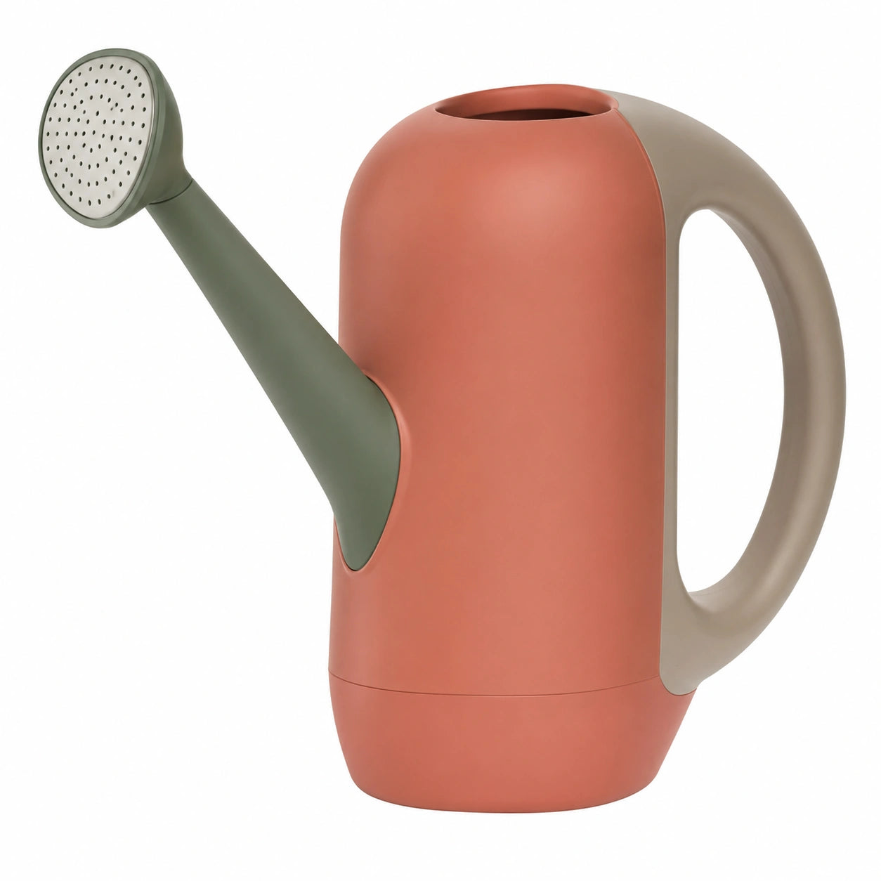Arrosoir de jardin moderne 5L orange et vert