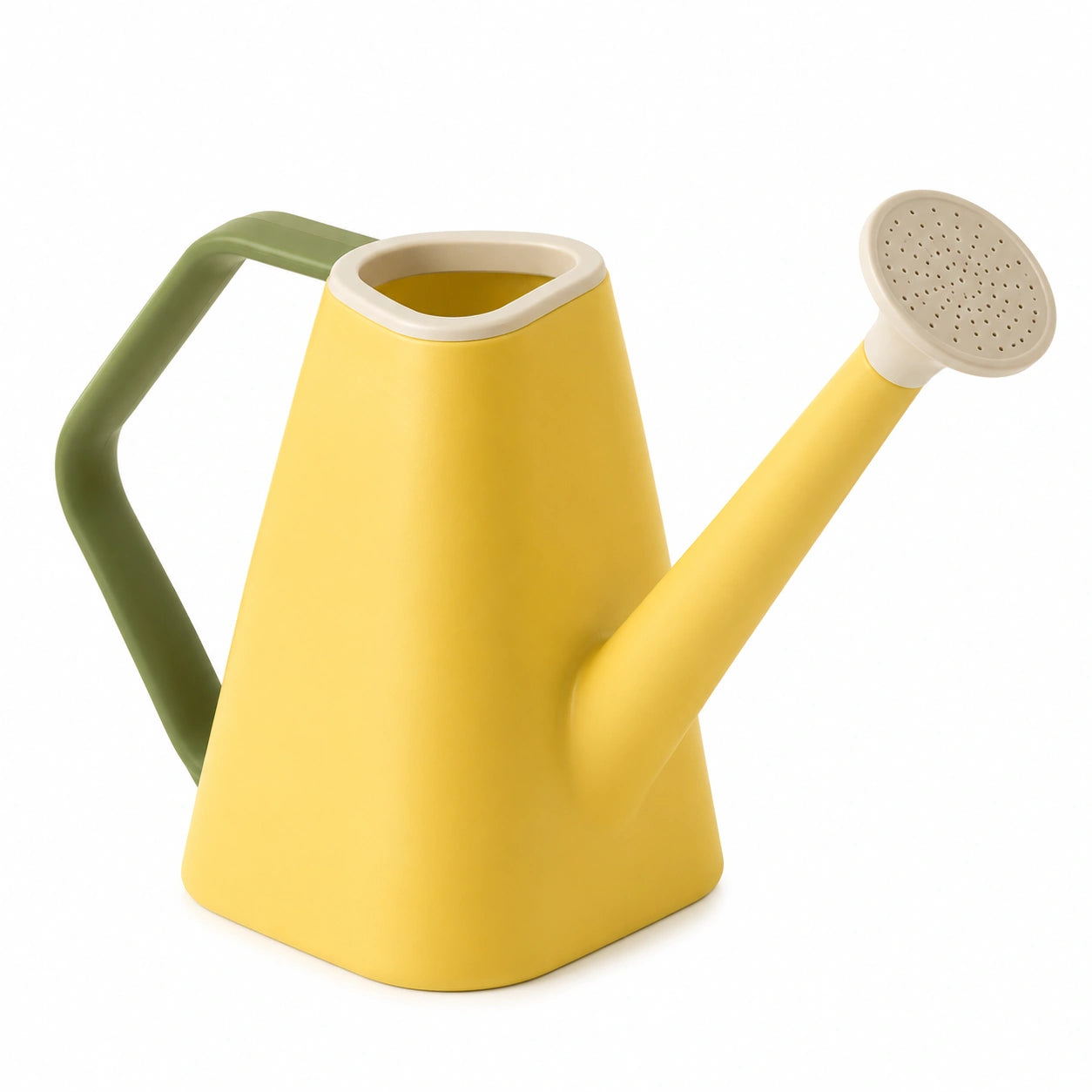 Arrosoir jaune et vert 2L avec poignée ergonomique